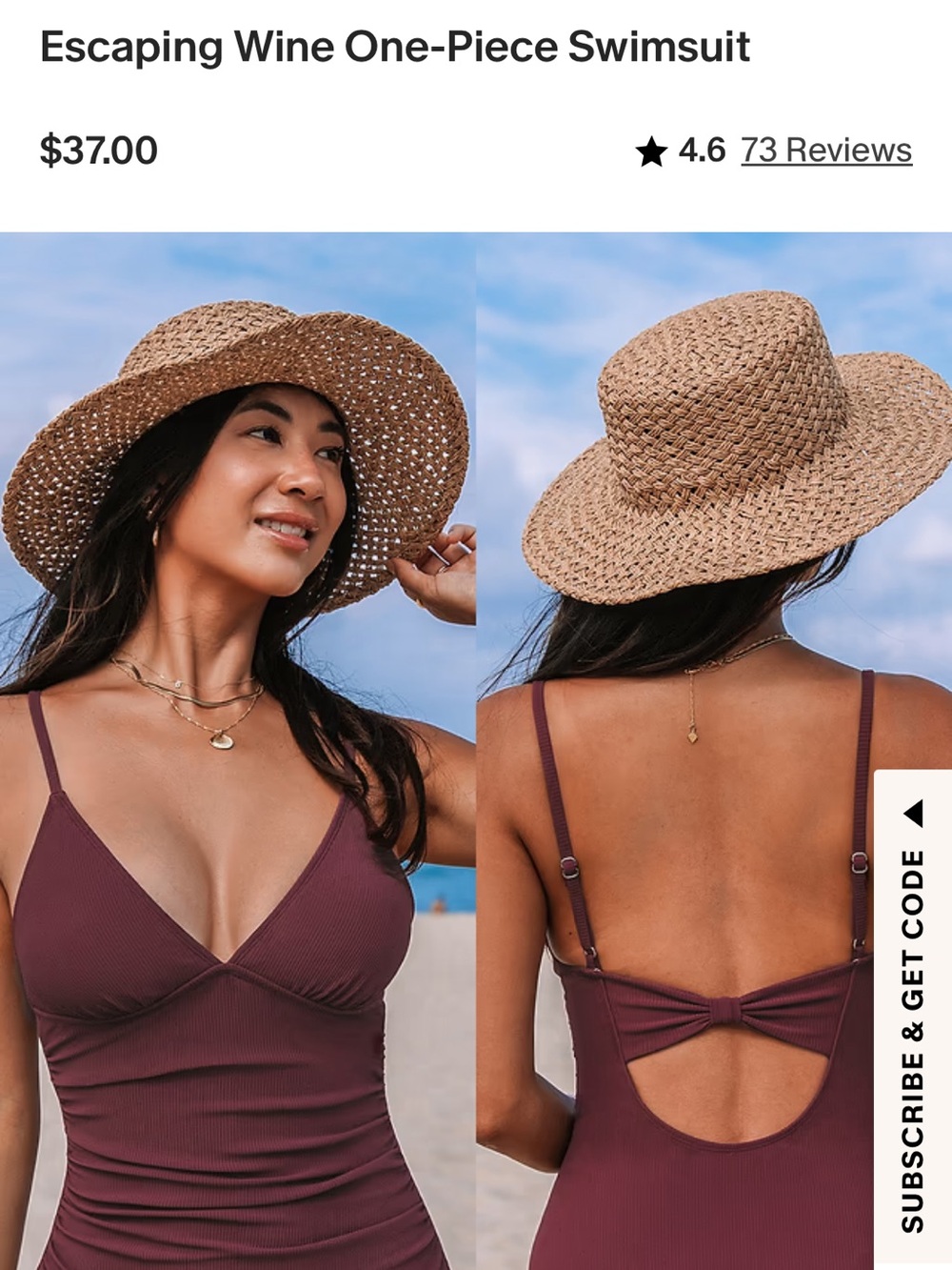 Cupshe Swimsuit Bundle - Picture 6 of 6